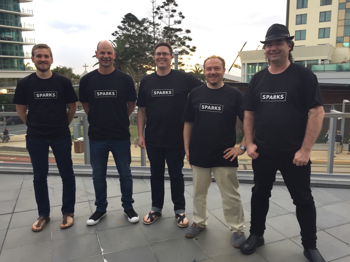 Sparks Interactive team at DrupalSouth 2016